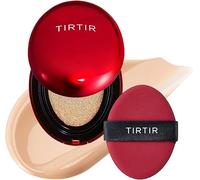 TIRTIR Mask Fit Red Cushion Foundation | Le choix n°1 au Japon, longue durée, légère, couvrance modulable, semi-mate (25N Mocha, 18 g (Pack of 1))