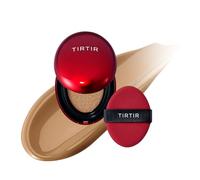 TIRTIR Mini Size Mask Fit Red Cushion Foundation, Couverture Complète, Légère, Finition Satinée Et Brillante, Couverture De Tatouage À Construire (0,15 Fl Oz) En Noyer 35N