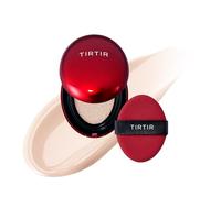 TIRTIR Mini Size Mask Fit Red Cushion Foundation, Couverture Complète, Légère, Finition Satinée Et Brillante, Couverture De Tatouage À Construire (0,15 Oz Liq.) 13C Fair