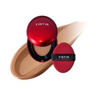 TIRTIR Mini Size Mask Fit Red Cushion Foundation, Couverture Complète, Légère, Finition Satinée Et Brillante, Couverture De Tatouage À Construire (0,15 Oz Liq.) Amande 37 °C