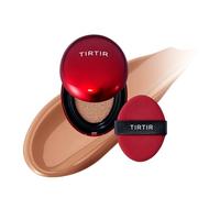 TIRTIR Mini Size Mask Fit Red Cushion Foundation, Couverture Complète, Légère, Finition Satinée Et Brillante, Couverture De Tatouage À Construire (0,15 Fl Oz), Ambre 34C