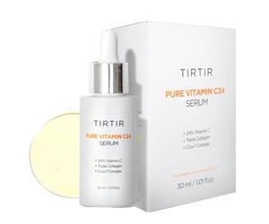 TIRTIR Sérum Pur À 24% De Vitamine C Pour Le Visage, Anti-Taches Brunes, Pour Peau Sensible, Avec Collagène, Anti-Âge, Uniformisation Du Teint Et Rides 1,01 Fl Oz