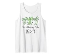 Tis a Blessing to be Irish Blessings St Patricks Lucky Women Débardeur