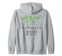 Tis a Blessing to be Irish Blessings St Patricks Lucky Women Sweat à Capuche