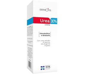 Tis Farmaceutic Crème D'Urée 30% - Élimine Les Cicatrices, L'Eczéma, La Kératose, Le Psoriasis, Éruptions Cutanées Pour Peaux Sèches Et Craquelées, Cutanées, Aide À Éliminer Cicatrices Cicatrisation Des Plaies Avec De L'Acide Lactique Aha, Écorce Chêne Huile Germe Blé , 50 Ml