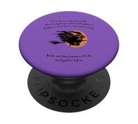 Tis Now The Witching Time of Night Citation de Shakespeare Noir PopSockets PopGrip Adhésif