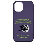 Tis Now The Witching Time of Night Citation de Shakespeare Vert Coque pour iPhone 12/12 Pro