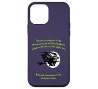 Tis Now The Witching Time of Night Citation de Shakespeare Vert Coque pour iPhone 12 Mini