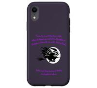 Tis Now The Witching Time of Night Citation de Shakespeare Vert Coque pour iPhone XR