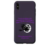 Tis Now The Witching Time of Night Citation de Shakespeare Vert Coque pour iPhone XS Max