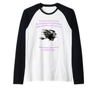 Tis Now The Witching Time of Night Citation de Shakespeare Vert Manche Raglan