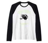 Tis Now The Witching Time of Night Citation de Shakespeare Vert Manche Raglan