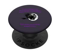 Tis Now The Witching Time of Night Citation de Shakespeare Vert PopSockets PopGrip Adhésif