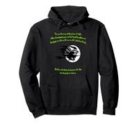 Tis Now The Witching Time of Night Citation de Shakespeare Vert Sweat à Capuche