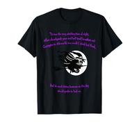 Tis Now The Witching Time of Night Citation de Shakespeare Vert T-Shirt