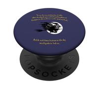 Tis Now The Witching Time of Night Shakespeare Citation Jaune PopSockets PopGrip Adhésif