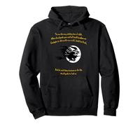 Tis Now The Witching Time of Night Shakespeare Citation Jaune Sweat à Capuche