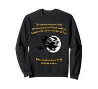 Tis Now The Witching Time of Night Shakespeare Citation Jaune Sweatshirt