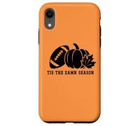 Tis The Damn Season Football Fall Touchdown Game Day Sports Coque pour iPhone XR