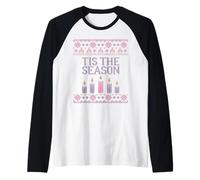 Tis The Season Advent Carême de Noël Manche Raglan