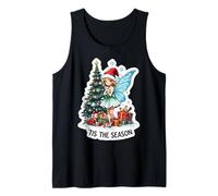 Tis The Season Arbre de Noël Fée Fête Fée Filles Conte de Fées Débardeur