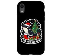 Tis The Season Arbre de Noël Orca Whale Coque pour iPhone XR