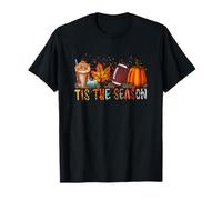 Tis The Season Automne Thanksgiving Autumn Vibes Design Forest T-Shirt