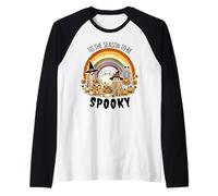 Tis The Season Be Spooky Season Halloween in My Spooky Era Manche Raglan