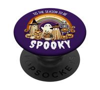 Tis The Season Be Spooky Season Halloween in My Spooky Era PopSockets PopGrip Adhésif