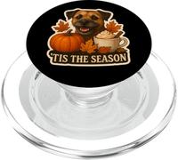 Tis The Season Border Terrier Chien Automne Automne Citrouille Épice PopSockets PopGrip pour MagSafe