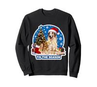 Tis The Season Borzoi Chien Merry Christmas Holiday Mom Dad Sweatshirt
