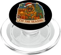 Tis The Season Chien Belge Laekenois Merry Christmas Mom Dad PopSockets PopGrip pour MagSafe