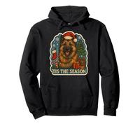 Tis The Season Chien Belge Tervuren Merry Christmas Mom Dad Sweat à Capuche