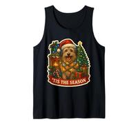 Tis The Season Chien Berger des Pyrénées Merry Christmas Mom Dad Débardeur