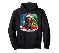 Tis The Season Chien Boykin Spaniel Merry Christmas Holiday Sweat à Capuche