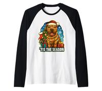 Tis The Season Chien Chinois Shar-Pei Merry Christmas Mom Dad Manche Raglan
