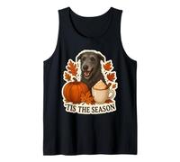 Tis The Season Chien écossais Deerhound Automne Automne Citrouille Débardeur
