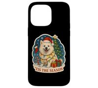 Tis The Season Chien Esquimau américain Merry Christmas Mom Dad Coque pour iPhone 14 Pro Max