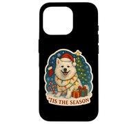Tis The Season Chien Esquimau américain Merry Christmas Mom Dad Coque pour iPhone 16 Pro