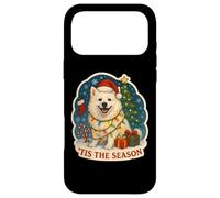 Tis The Season Chien Esquimau américain Merry Christmas Mom Dad Coque pour iPhone 17 Pro Max