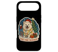 Tis The Season Chien Esquimau américain Merry Christmas Mom Dad Coque pour iPhone Air