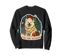 Tis The Season Chien Esquimau américain Merry Christmas Mom Dad Sweatshirt