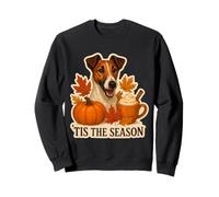 Tis The Season Chien Fox Terrier Automne Automne Citrouille Sweatshirt
