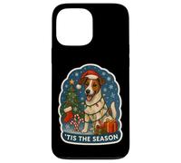 Tis The Season - Chien Fox Terrier Lisse - Propriétaire de Noël Coque pour iPhone 13 Pro Max