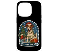 Tis The Season - Chien Fox Terrier Lisse - Propriétaire de Noël Coque pour iPhone 14 Pro