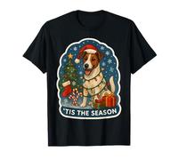 Tis The Season - Chien Fox Terrier Lisse - Propriétaire de Noël T-Shirt