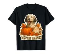 Tis The Season Chien Setter Anglais Automne Automne Citrouille Épice T-Shirt