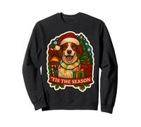 Tis The Season Chien Setter Irlandais Rouge et Blanc Noël Sweatshirt