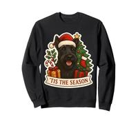 Tis The Season Chien Terrier écossais Merry Christmas Mom Dad Sweatshirt