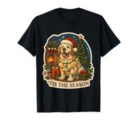 Tis The Season Clumber Spaniel Chien Merry Christmas Mom Dad T-Shirt